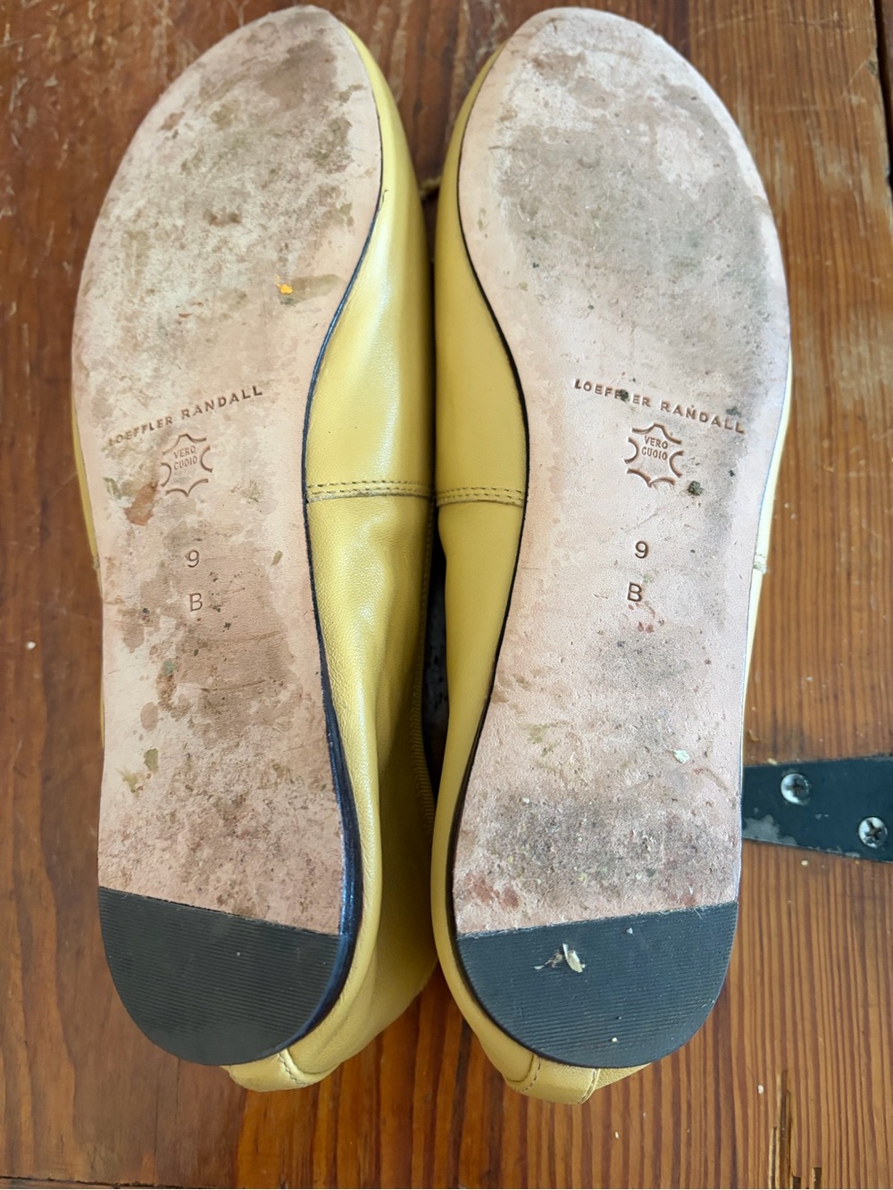 Loeffler Randall Yellow Bow Ballet Flats - Picture 8 of 9